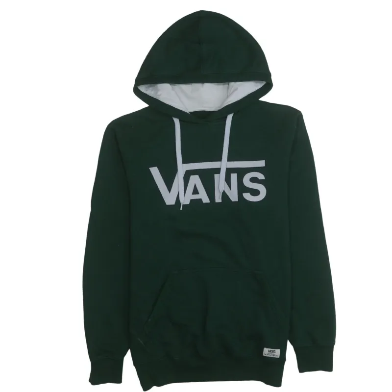 VANS 90's Spellout Pullover Hoodie Medium Green sold by Vintage Club