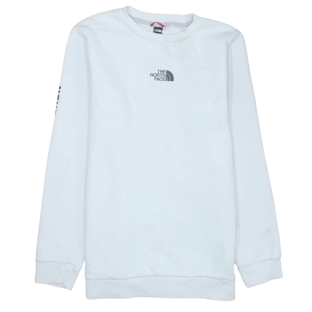 The North Face 90's Lightweight Crew Neck Sweatshirt Medium White sold by Vintage Club