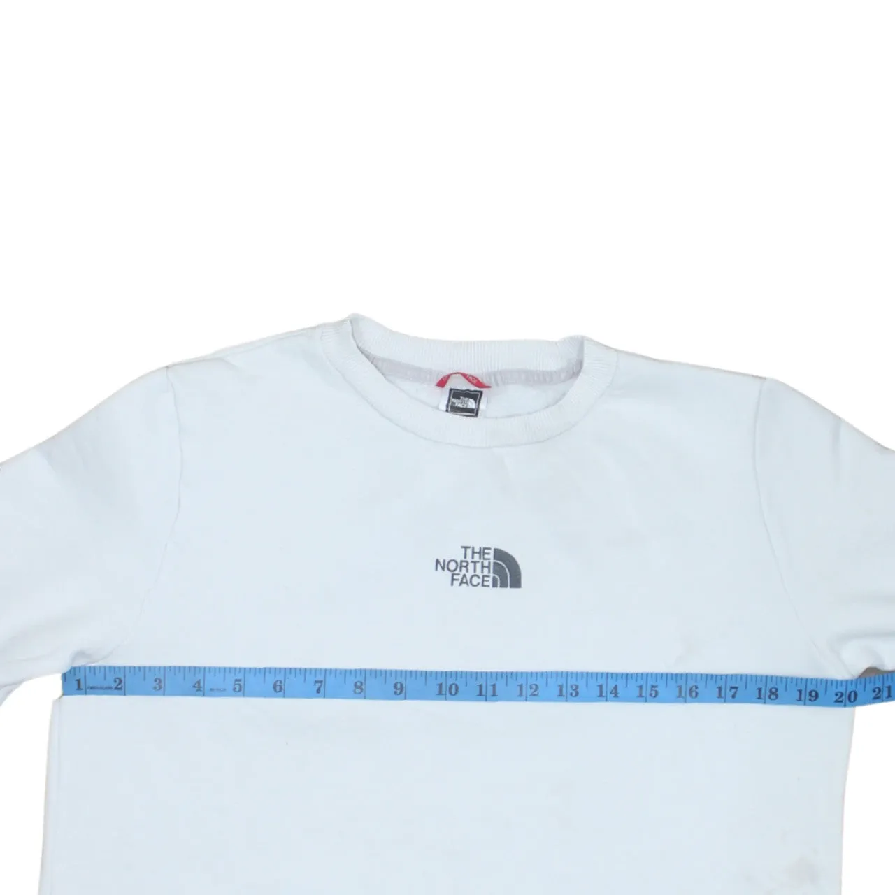 The North Face 90's Lightweight Crew Neck Sweatshirt Medium White sold by Vintage Club product image thumbnail 5