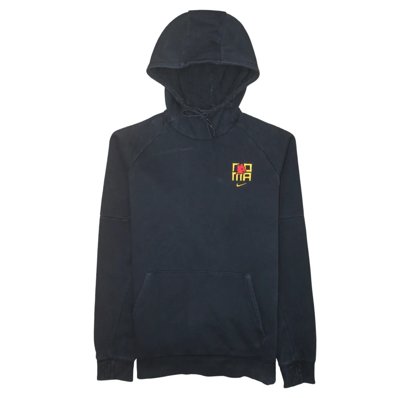 Nike 90's Swoosh Pullover Hoodie Medium Black sold by Vintage Club