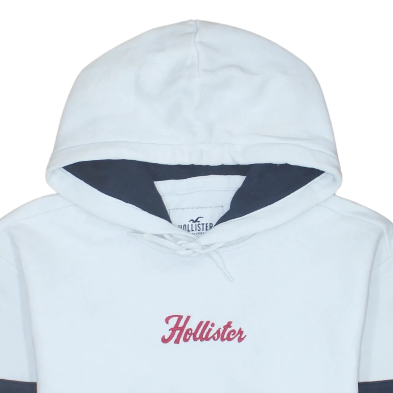 Hollister 90's Spellout Pullover Hoodie Medium White sold by Vintage Club product image thumbnail 3