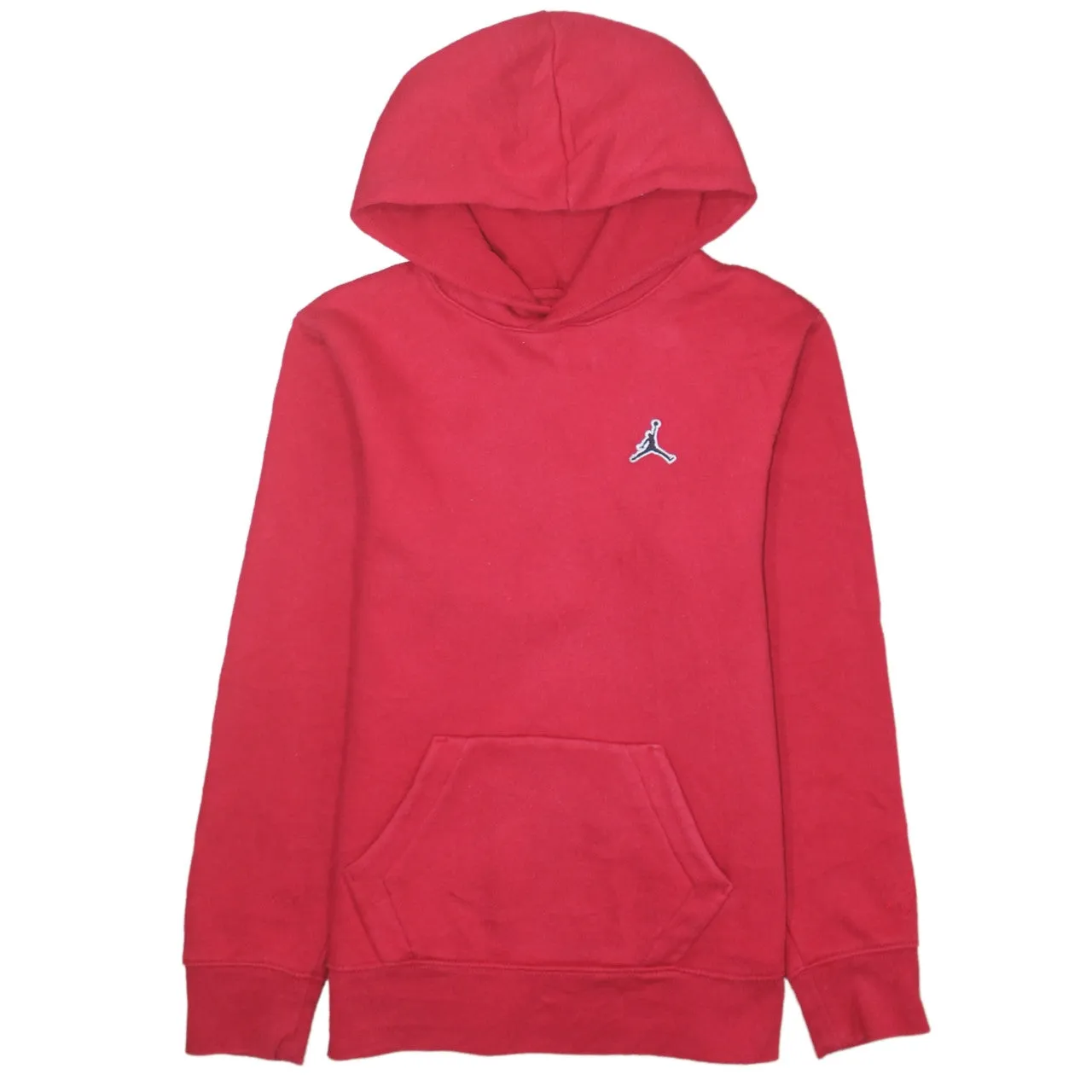 Jordan 90's Drawstring Pockets Pullover Hoodie Large Red sold by Vintage Club