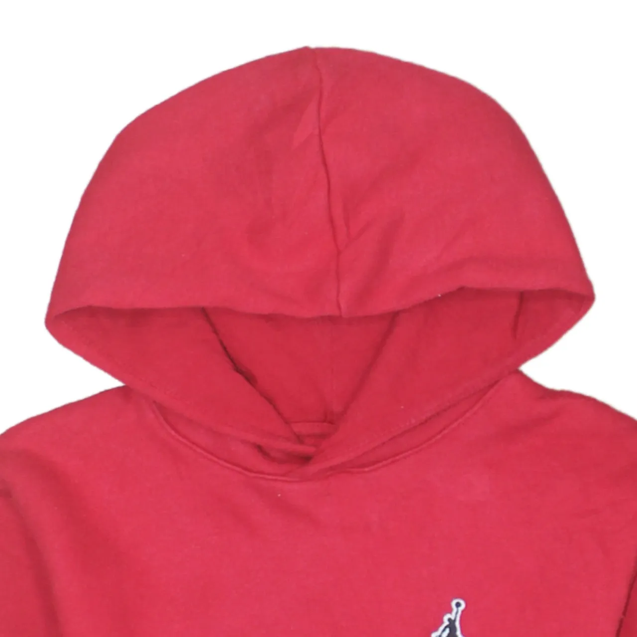 Jordan 90's Drawstring Pockets Pullover Hoodie Large Red sold by Vintage Club product image thumbnail 3
