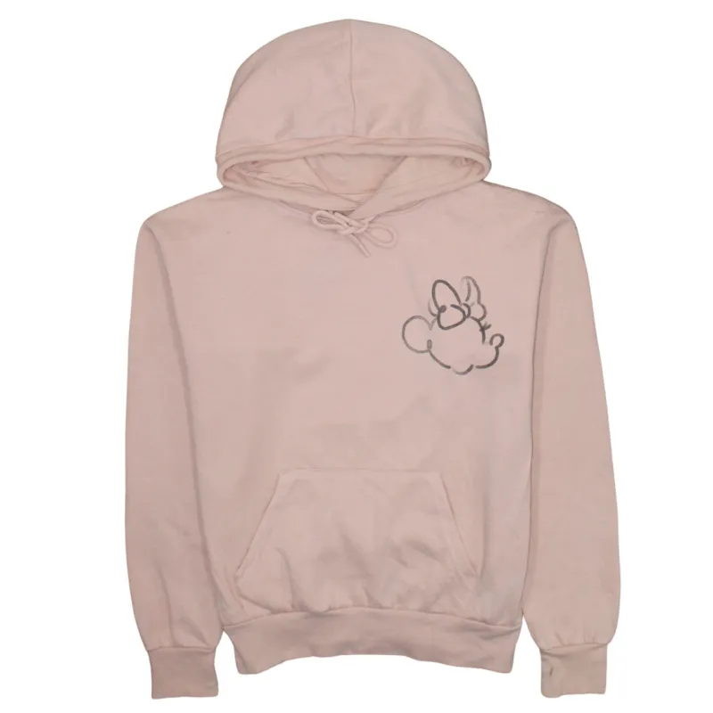 Disney 90's Minnie Mouse Pullover Hoodie XSmall Pink sold by Vintage Club