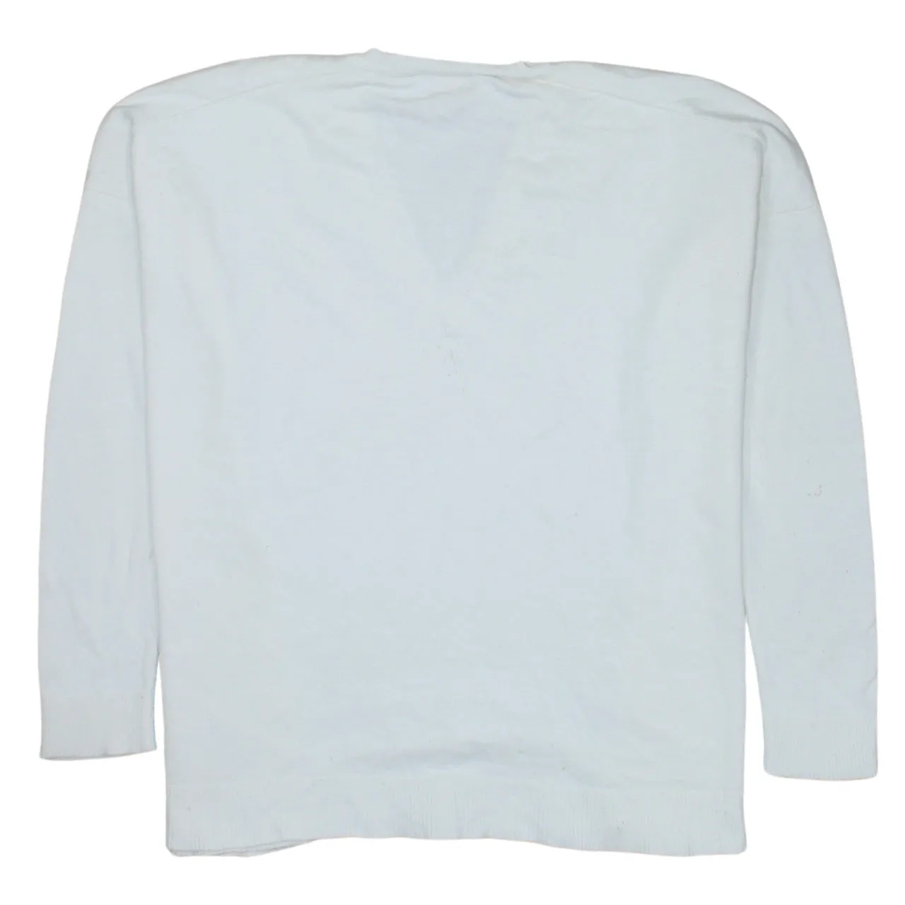 Polo Ralph Lauren White V Neck Jumper Men’s Small Lightweight Knit Pullover Sweater sold by Vintage Club product image thumbnail 2