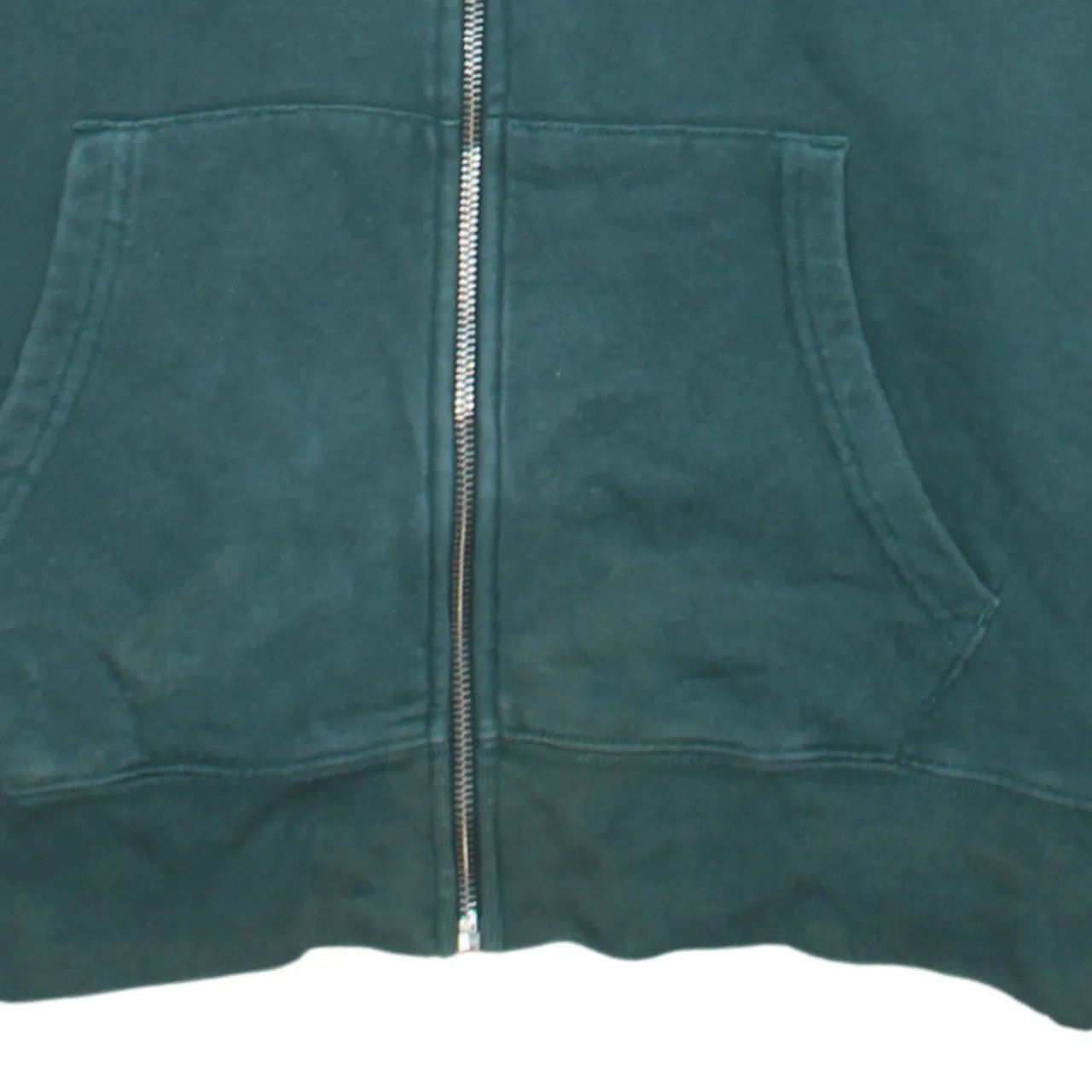 Levi's 90's Drawstring Pockets Full Zip Up Hoodie Medium Green sold by Vintage Club product image thumbnail 4