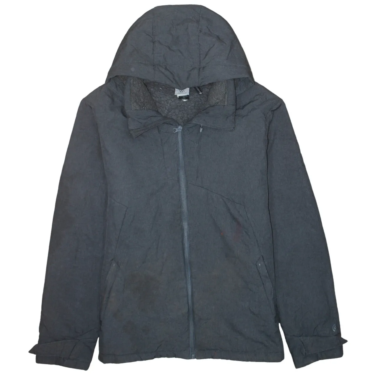 Champion 90's Hooded Full Zip Up Windbreaker XLarge Black sold by Vintage Club