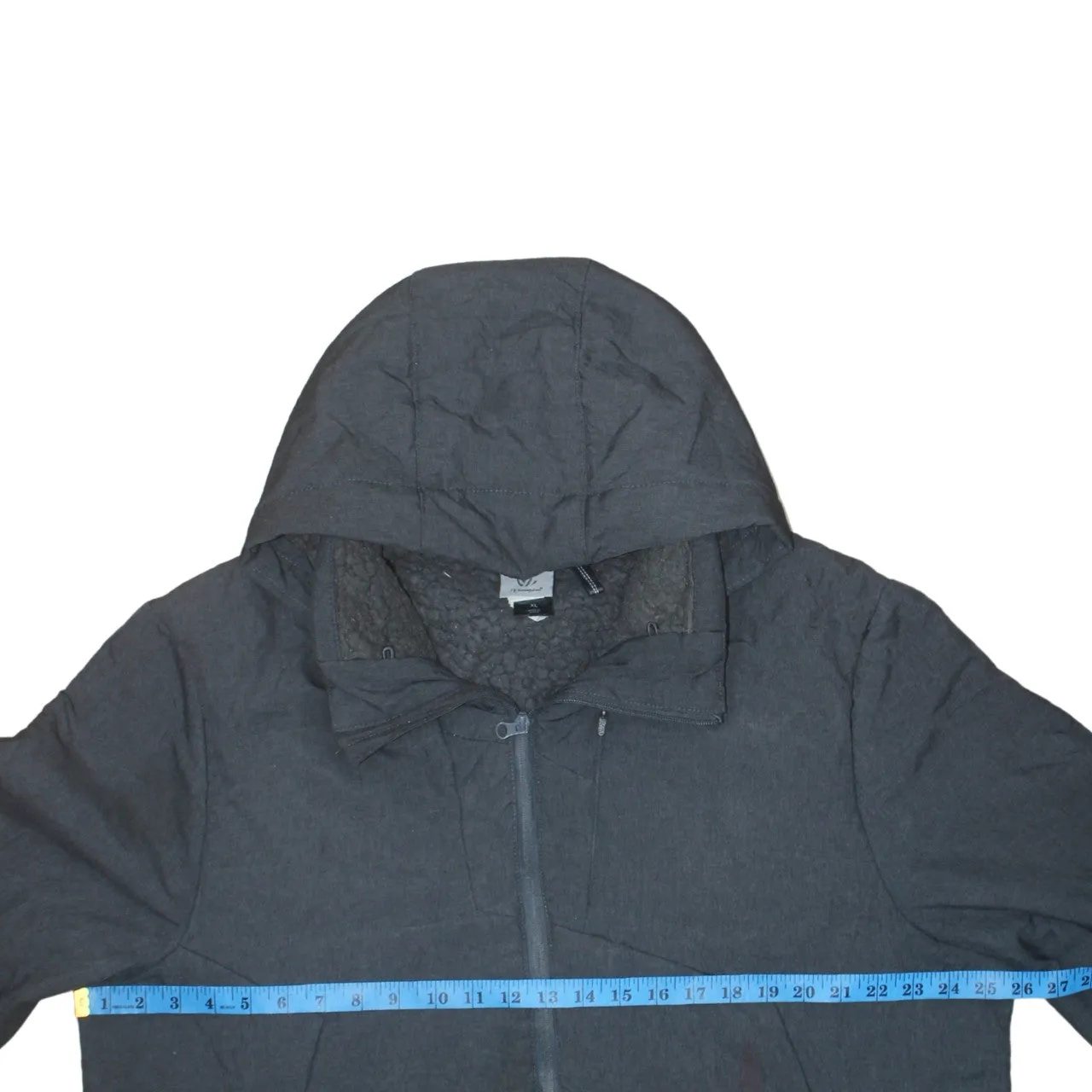 Champion 90's Hooded Full Zip Up Windbreaker XLarge Black sold by Vintage Club product image thumbnail 5