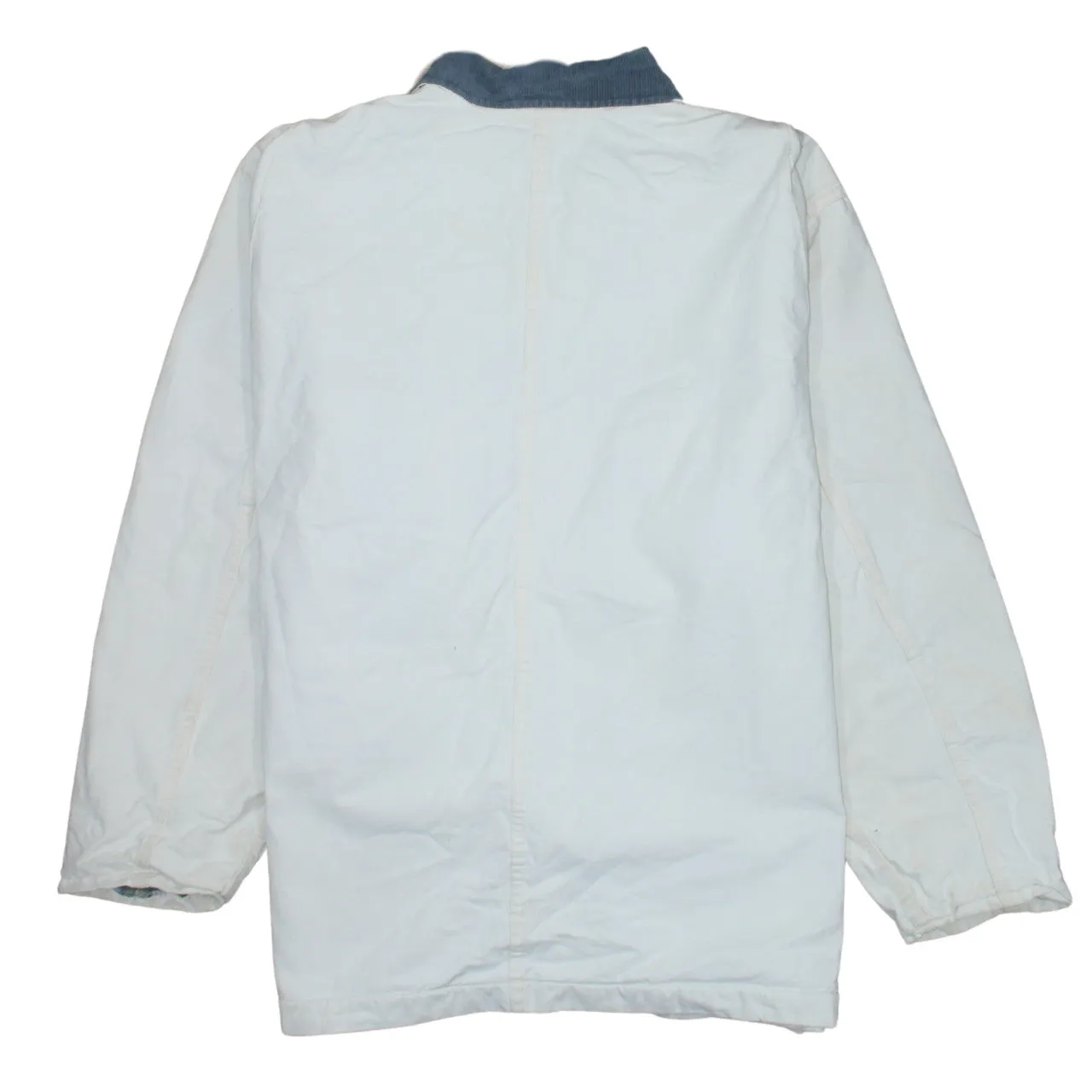 Dickies 90's Plain Button Up Windbreaker XLarge White sold by Vintage Club product image thumbnail 2
