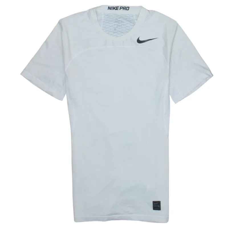 Nike 90's Swoosh Short Sleeves T Shirt Large White made by Nike