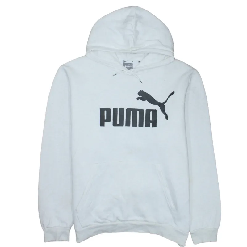 Puma 90's Spellout Pullover Hoodie XXLarge (2XL) White sold by Vintage Club