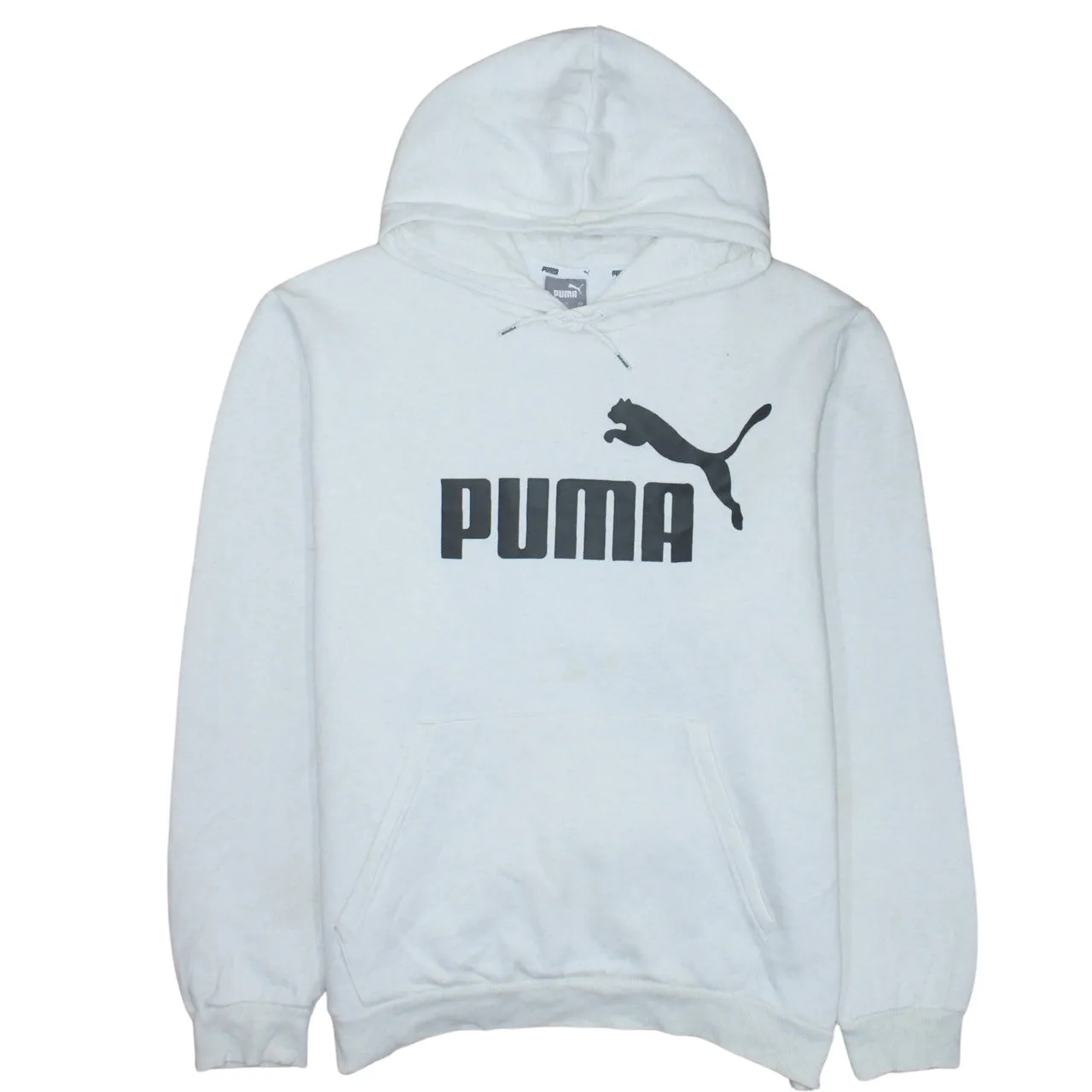 Puma 90's Spellout Pullover Hoodie XXLarge (2XL) White sold by Vintage Club