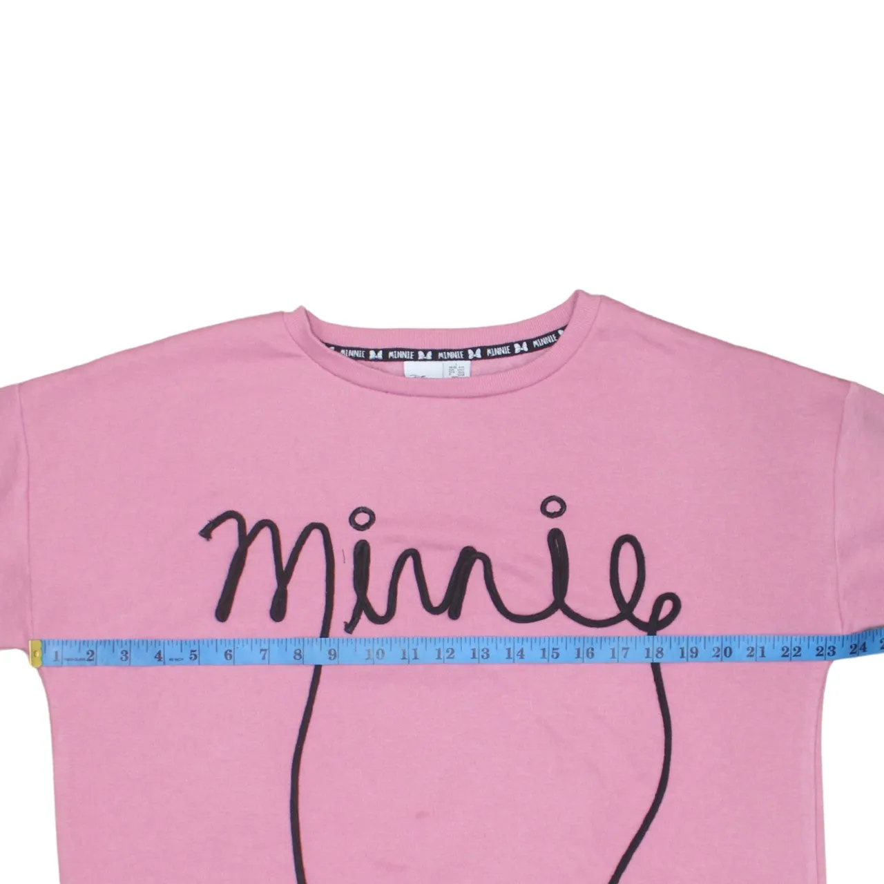 Disney 90's Minnie Mouse Crew Neck Sweatshirt Large Pink sold by Vintage Club product image thumbnail 5