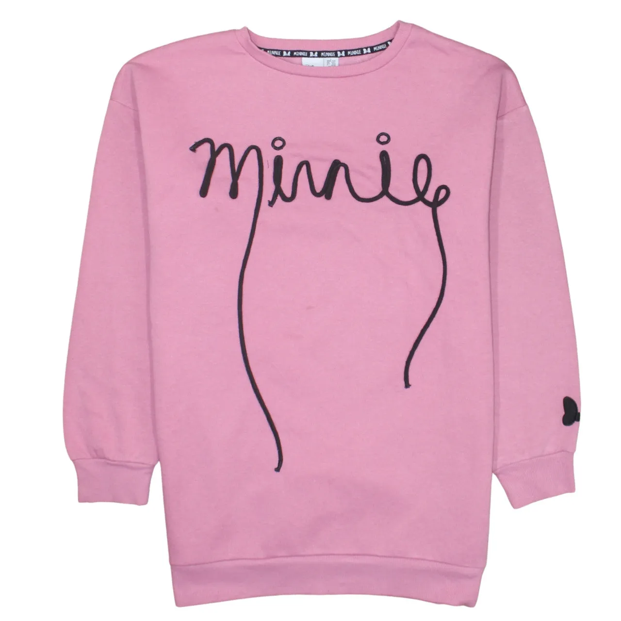 Disney 90's Minnie Mouse Crew Neck Sweatshirt Large Pink sold by Vintage Club