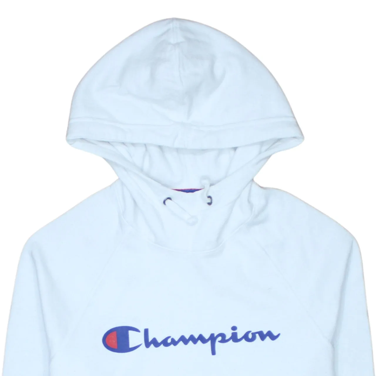 Champion 90's Spellout Pullover Hoodie Medium White sold by Vintage Club product image thumbnail 3