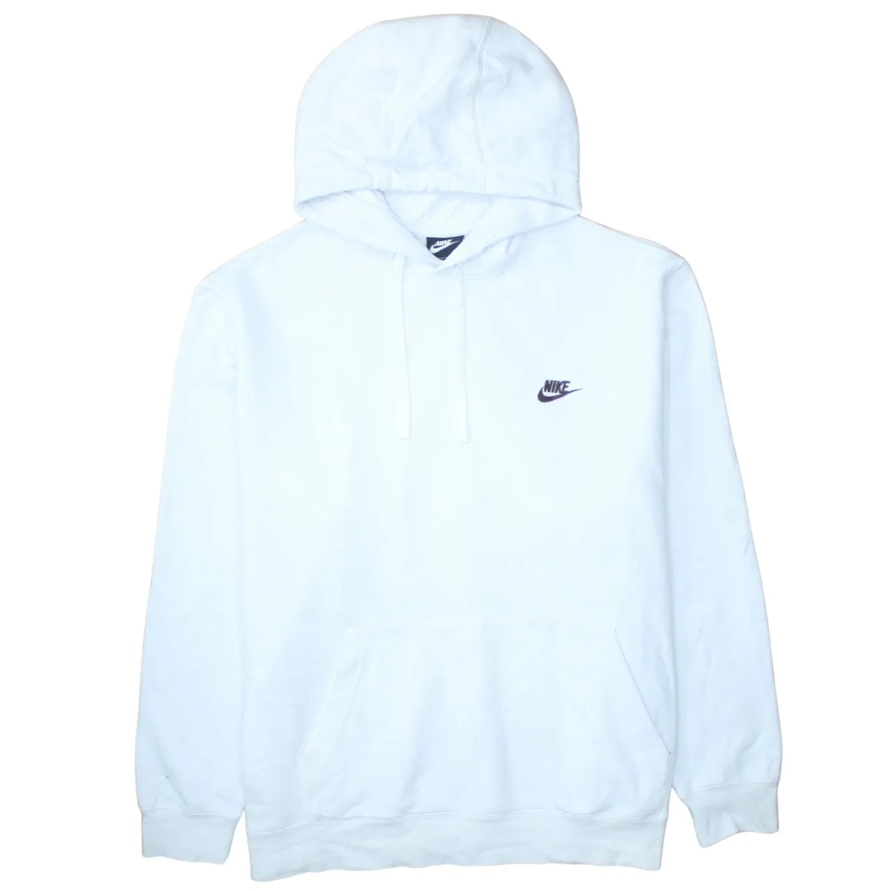 Nike 90's Swoosh Pullover Hoodie XXLarge (2XL) White sold by Vintage Club