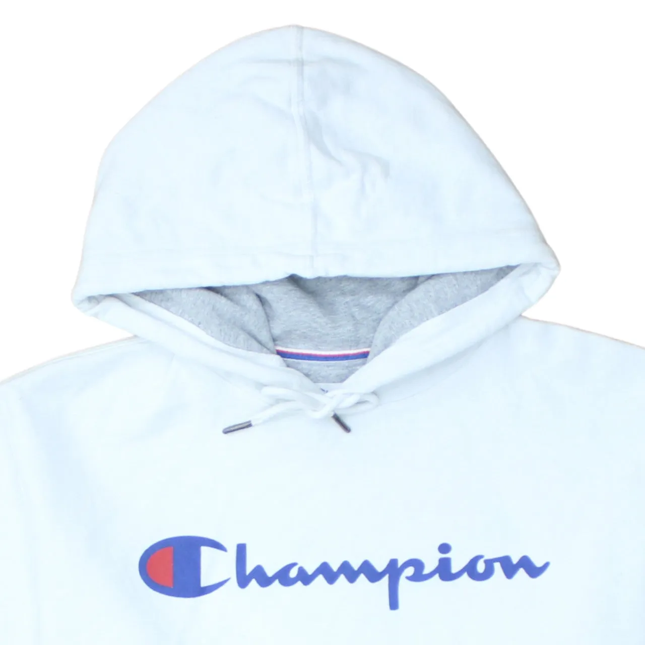 Champion 90's Spellout Pullover Hoodie Medium White sold by Vintage Club product image thumbnail 3