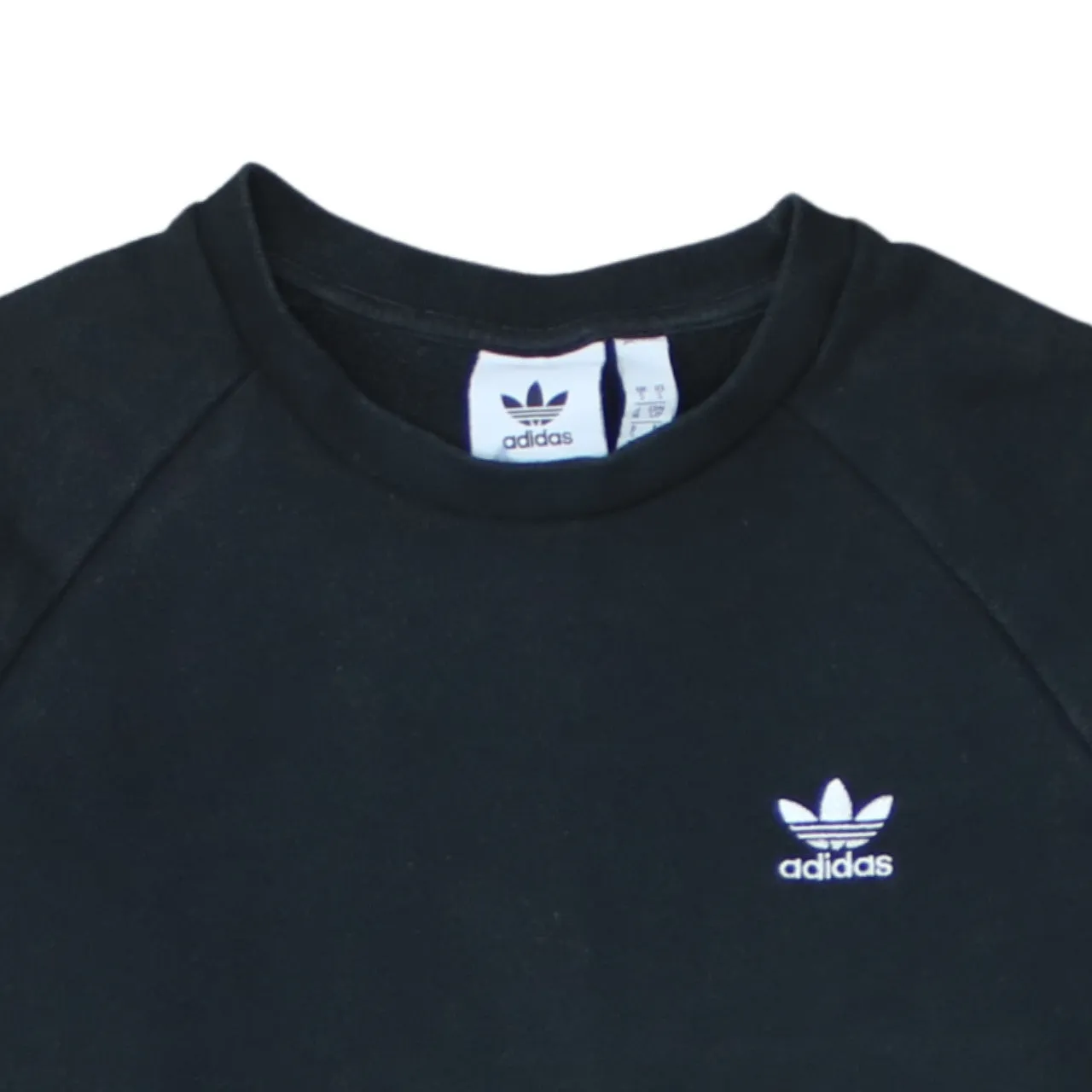 Adidas 90's Lightweight Crew Neck Sweatshirt Small Black sold by Vintage Club product image thumbnail 3