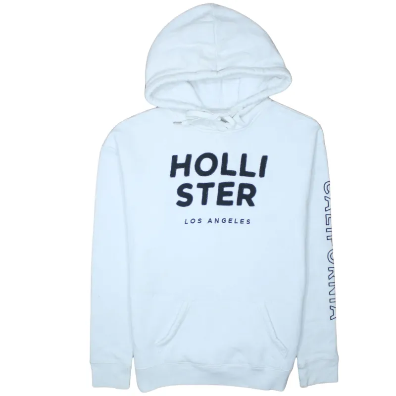 Hollister 90's Spellout Pullover Hoodie Large White sold by Vintage Club