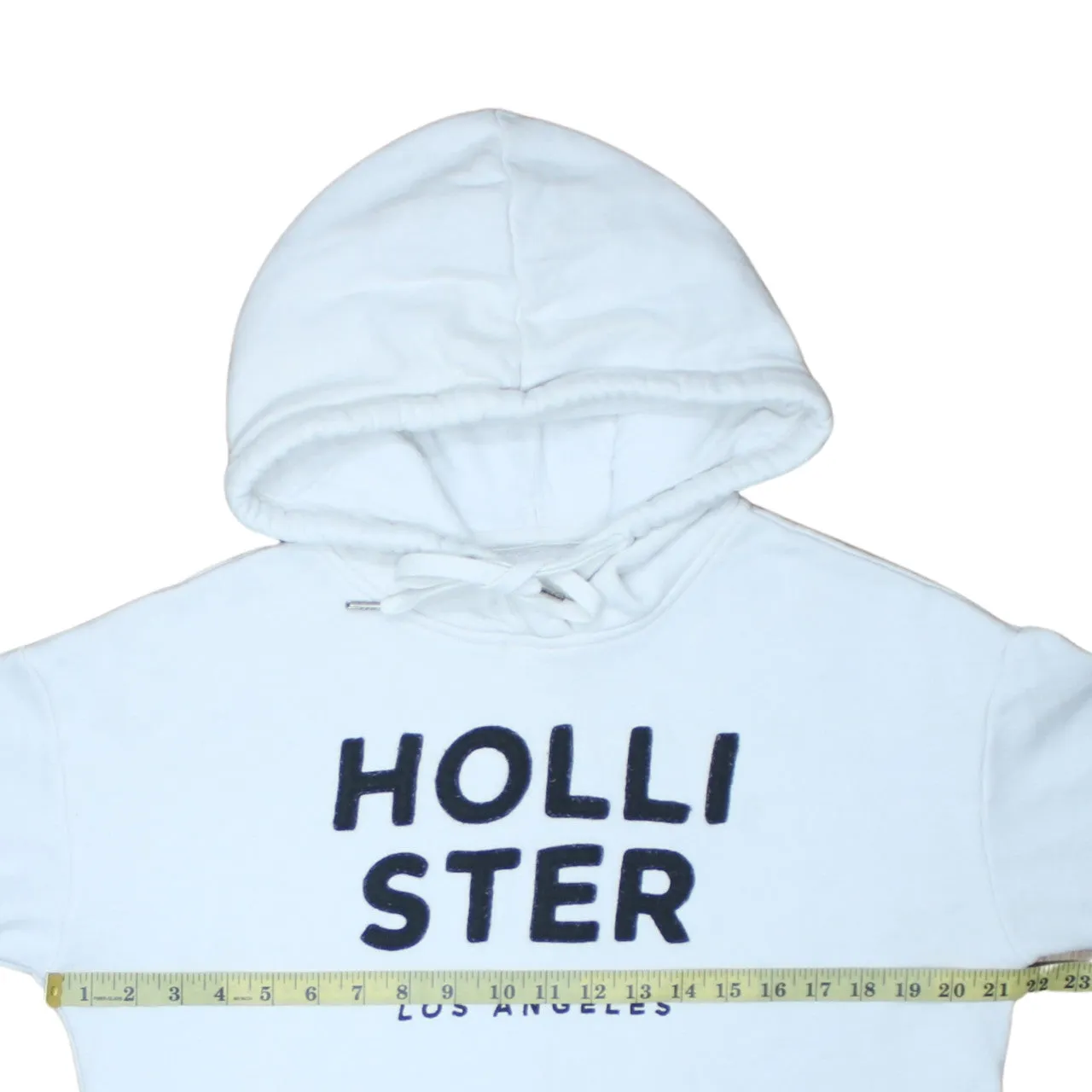 Hollister 90's Spellout Pullover Hoodie Large White sold by Vintage Club product image thumbnail 5