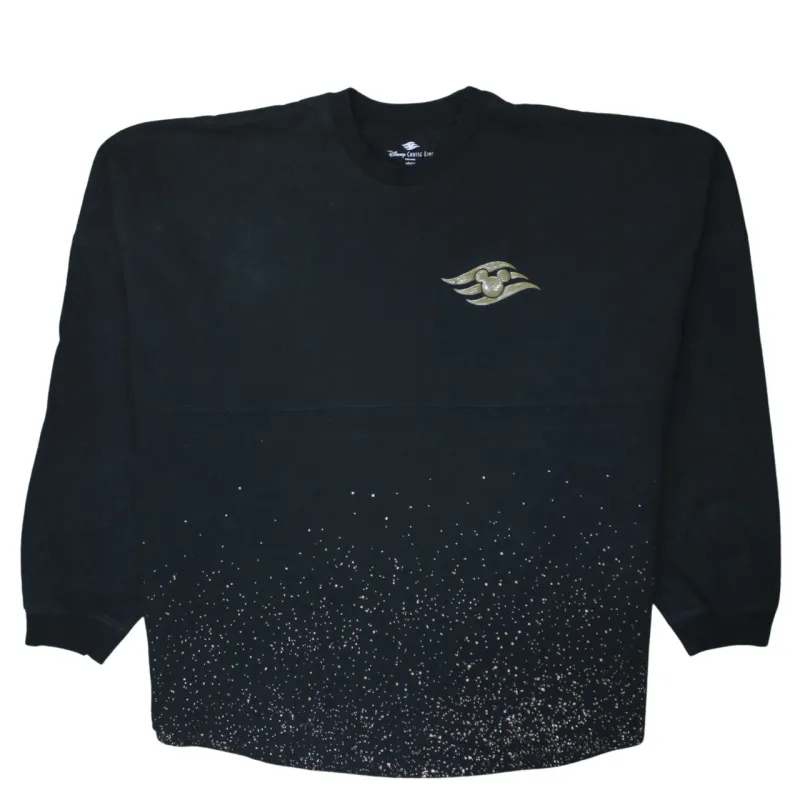 Disney 90's Lightweight Crew Neck Sweatshirt XXLarge (2XL) Black sold by Vintage Club