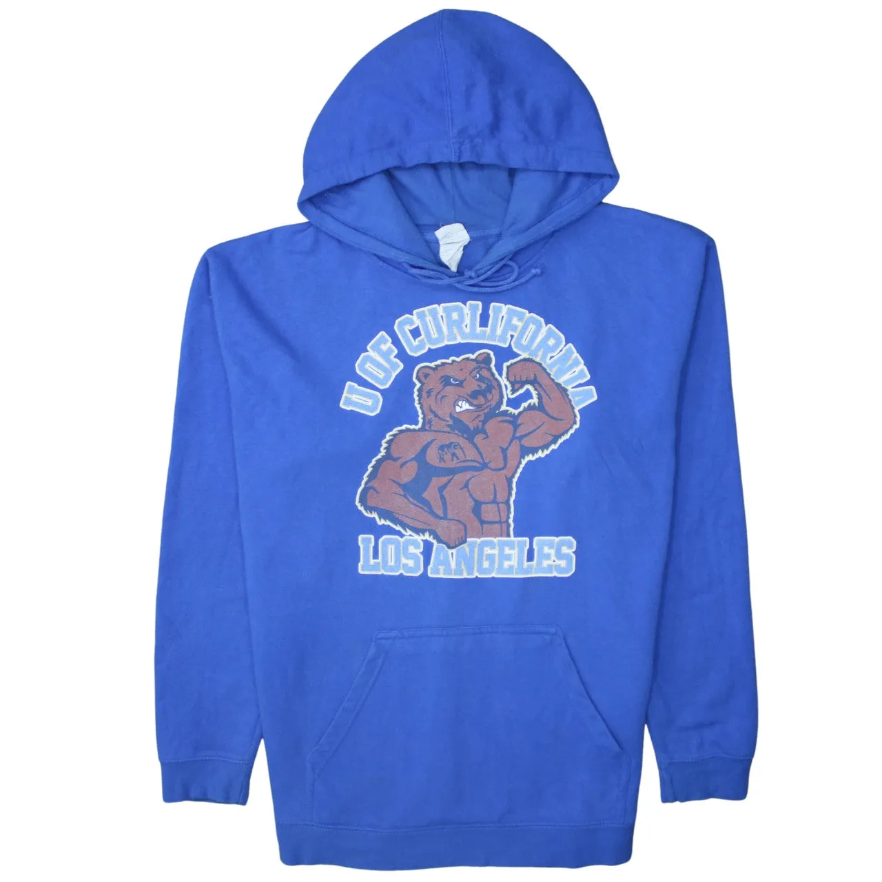 Retro 90's Los Angeles Pullover Hoodie Large Blue sold by Vintage Club