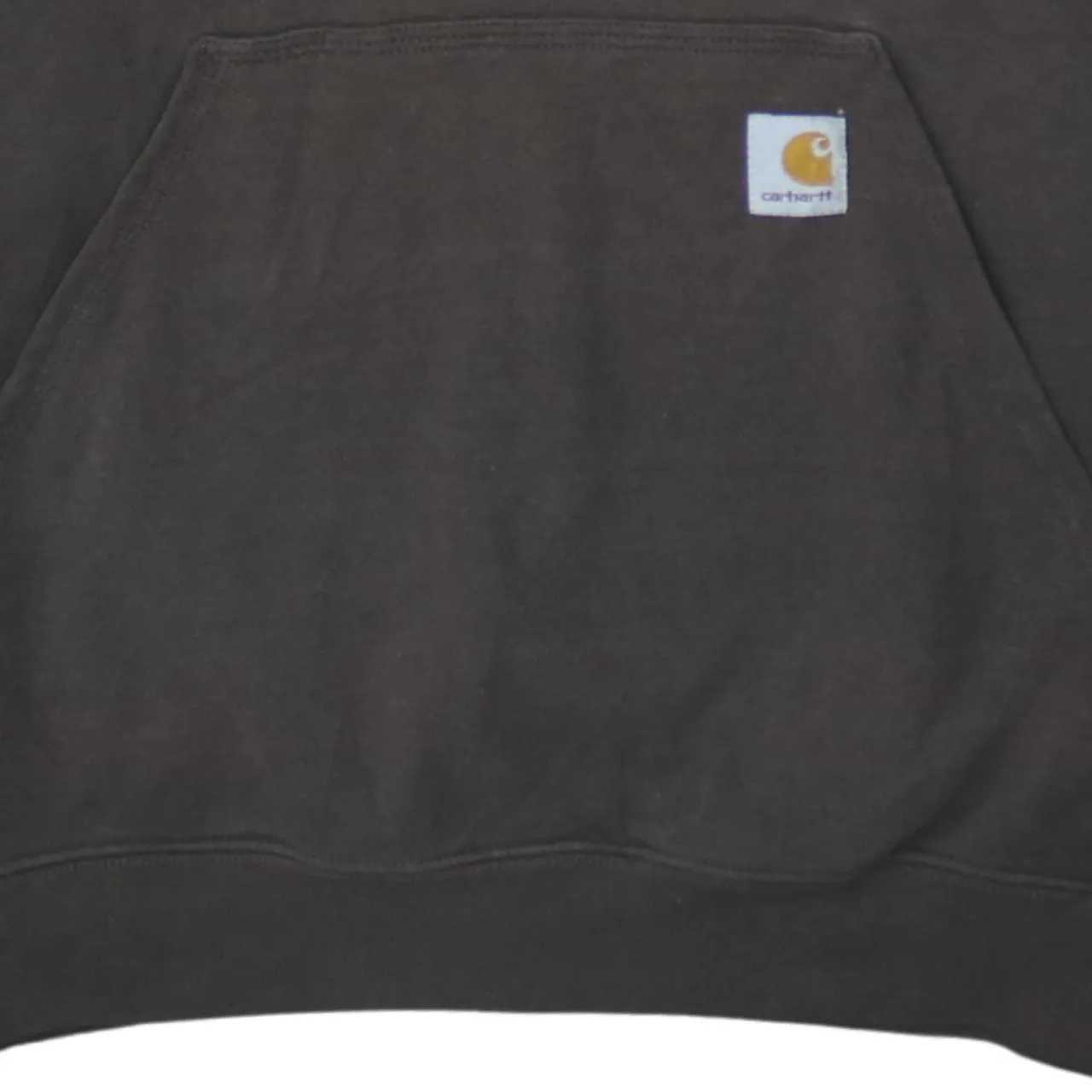 Carhartt Dark Brown Hoodie Women’s XLarge Printed Sleeve Logo Front Pocket Pullover Sweatshirt sold by Vintage Club product image thumbnail 4