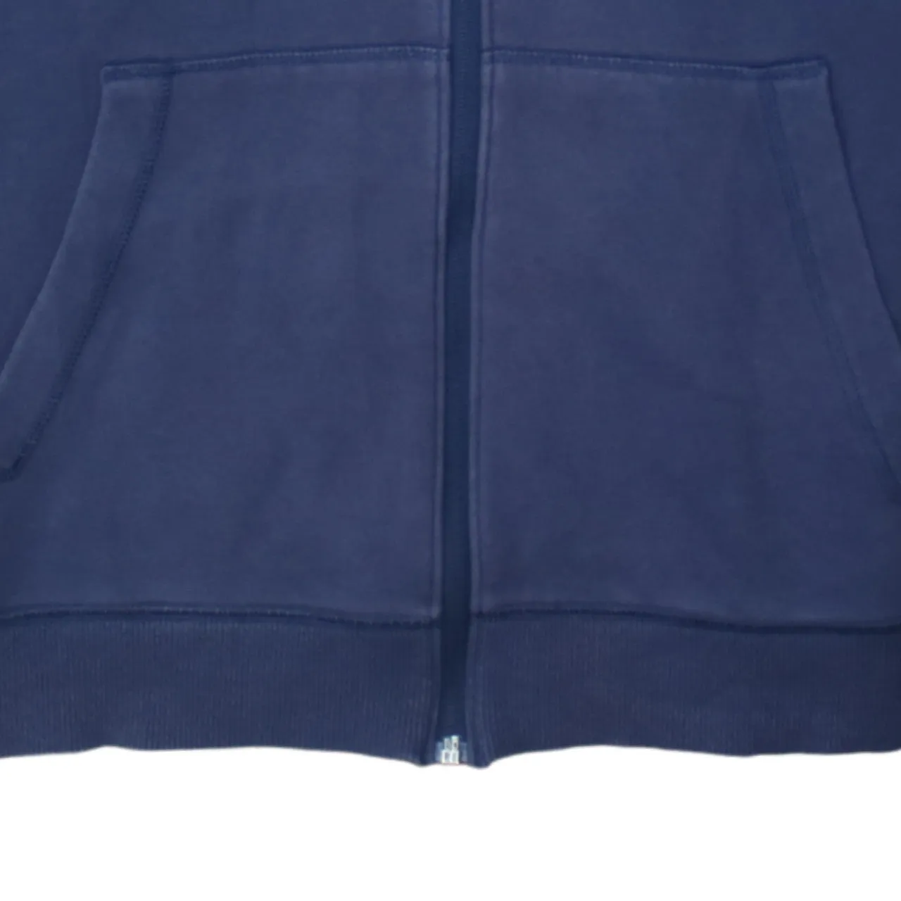Under Armour 90's Drawstring Pockets Full Zip Up Hoodie Medium Blue sold by Vintage Club product image thumbnail 4