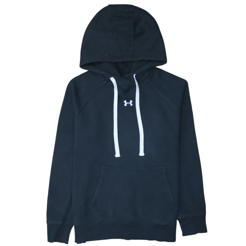 Under Armour 90's Drawstring Pockets Pullover Hoodie Medium Black sold by Vintage Club