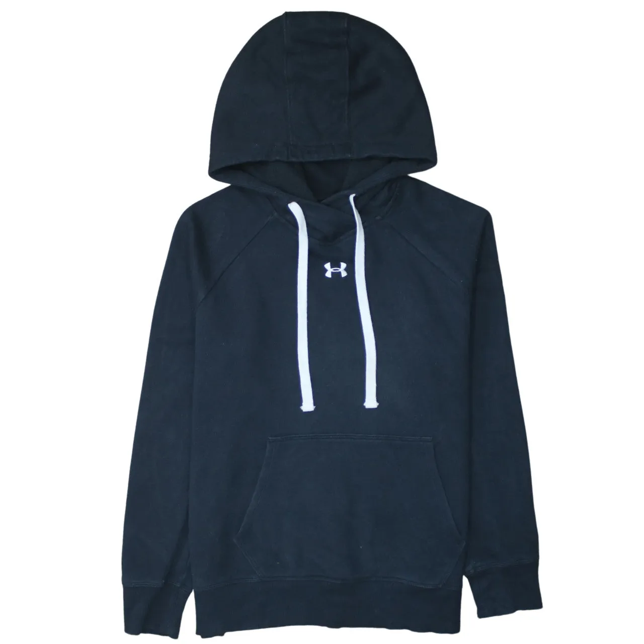 Under Armour 90's Drawstring Pockets Pullover Hoodie Medium Black sold by Vintage Club