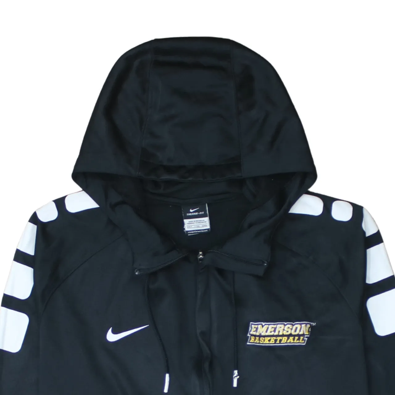 Nike 90's Swoosh Full Zip Up Hoodie XXLarge (2XL) Black sold by Vintage Club product image thumbnail 3