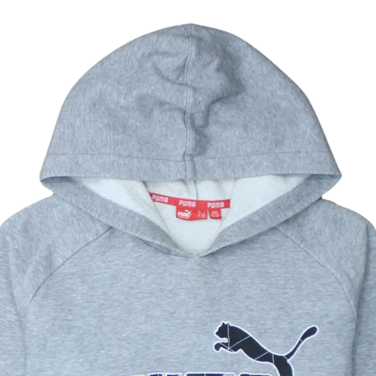 Puma 90's Spellout Pullover Hoodie Small Grey sold by Vintage Club product image thumbnail 3