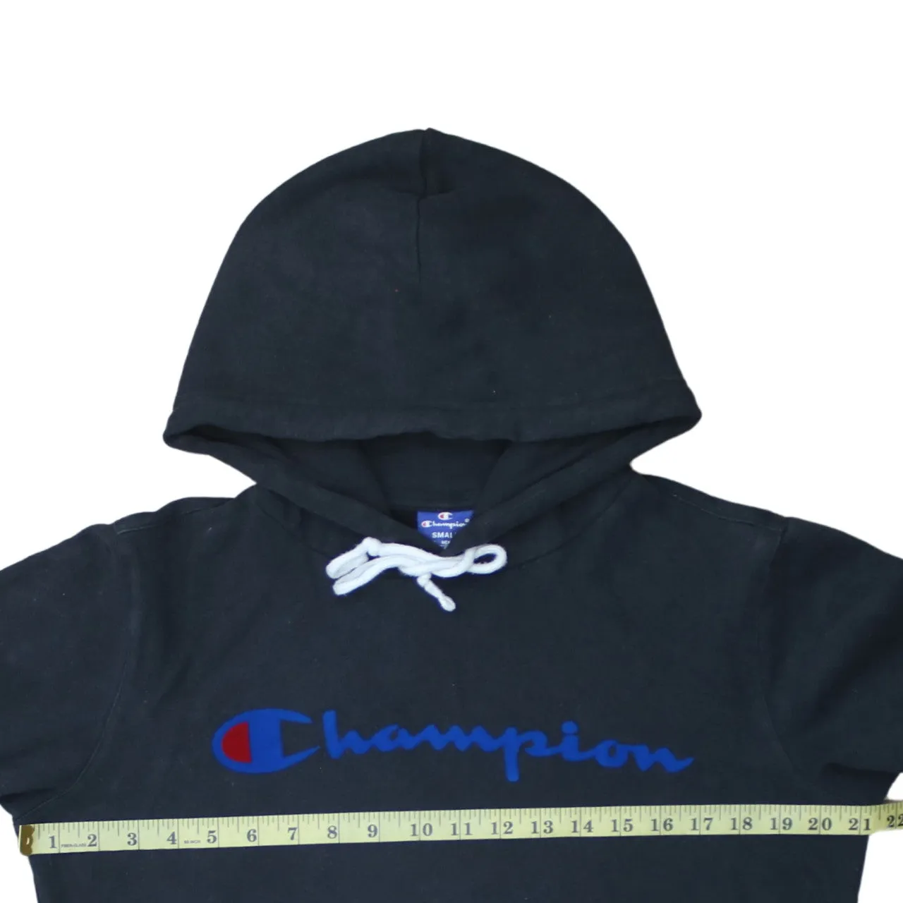 Champion 90's Spellout Pullover Hoodie Small Black sold by Vintage Club product image thumbnail 5