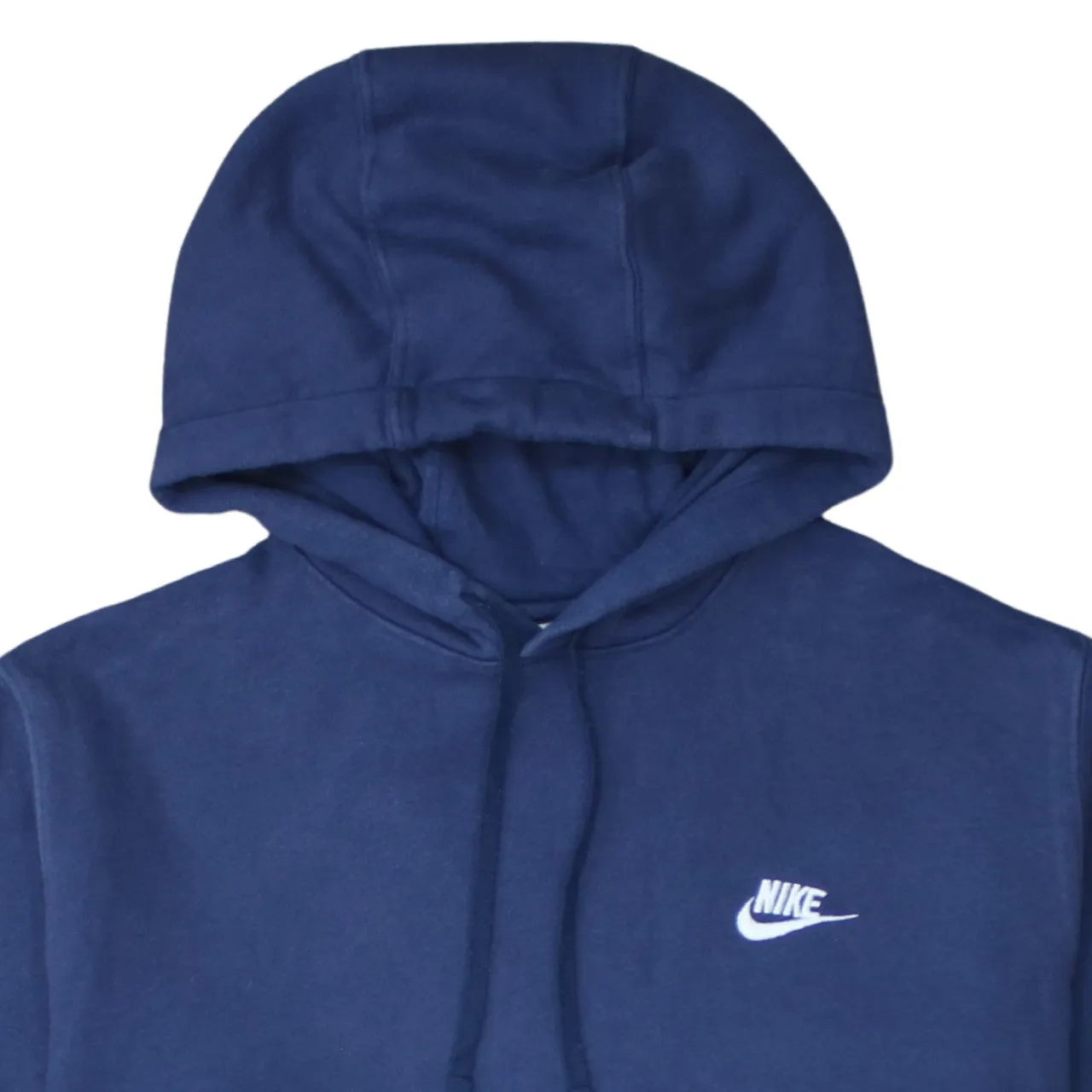 Nike 90's Swoosh Pullover Hoodie Large Navy Blue sold by Vintage Club product image thumbnail 3