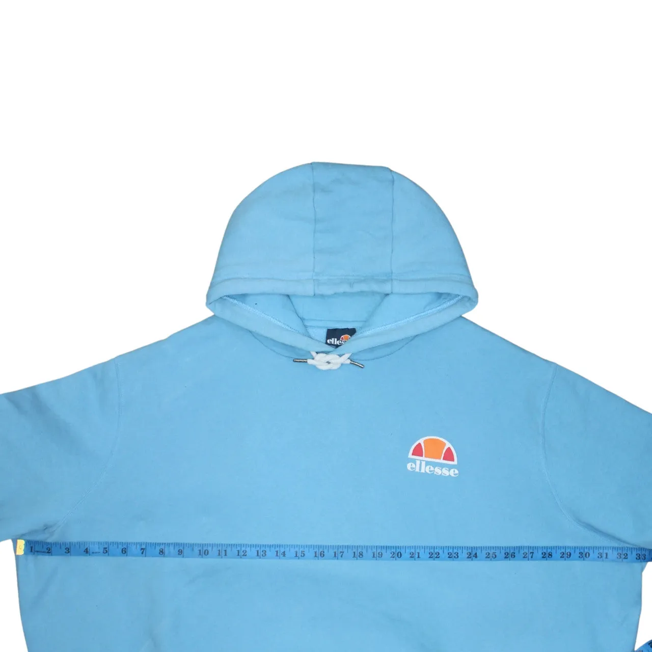Ellesse 90's Drawstring Pockets Pullover Hoodie XXXXLarge (4XL) Blue sold by Vintage Club product image thumbnail 5