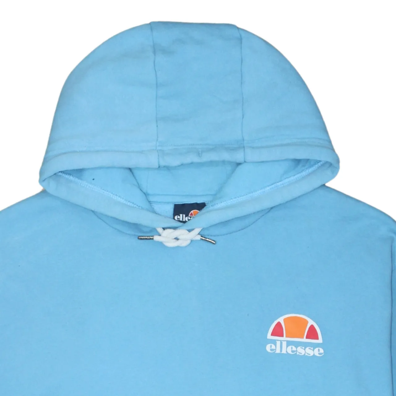 Ellesse 90's Drawstring Pockets Pullover Hoodie XXXXLarge (4XL) Blue sold by Vintage Club product image thumbnail 3