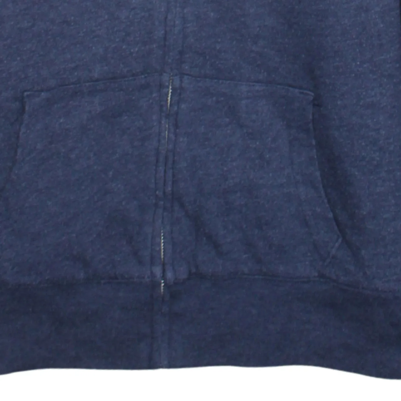Gap Navy Blue Zip Hoodie Men's Small Printed Logo Fleece Lined Pockets Sweatshirt sold by Vintage Club product image thumbnail 4