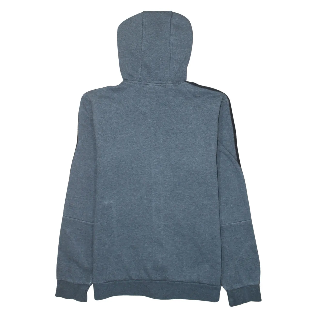 Adidas 90's Striped Sleeve Full Zip Up Hoodie Medium Grey sold by Vintage Club product image thumbnail 2