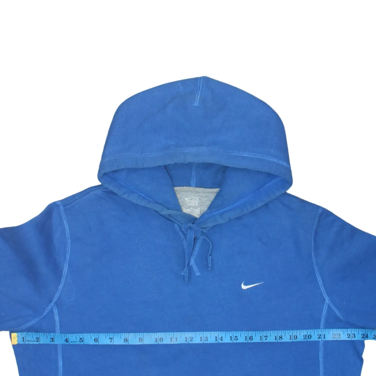 Nike 90's Swoosh Pullover Hoodie Large Blue sold by Vintage Club product image thumbnail 5