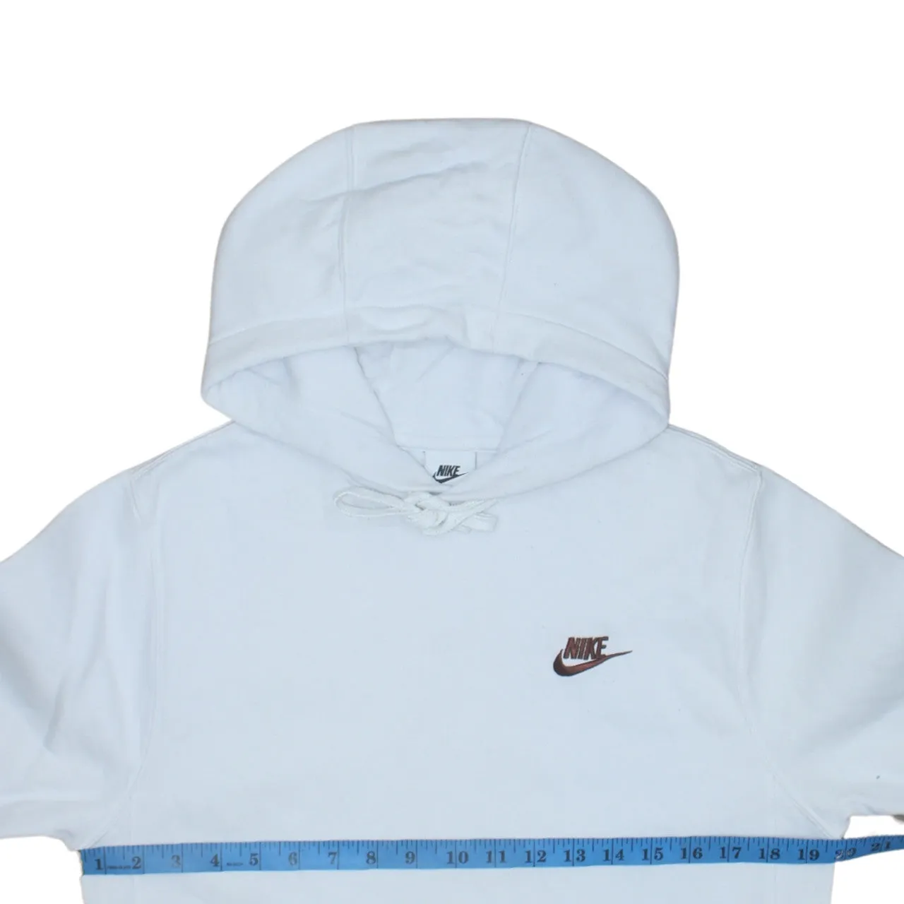 Nike 90's Swoosh Pullover Hoodie XSmall White sold by Vintage Club product image thumbnail 5