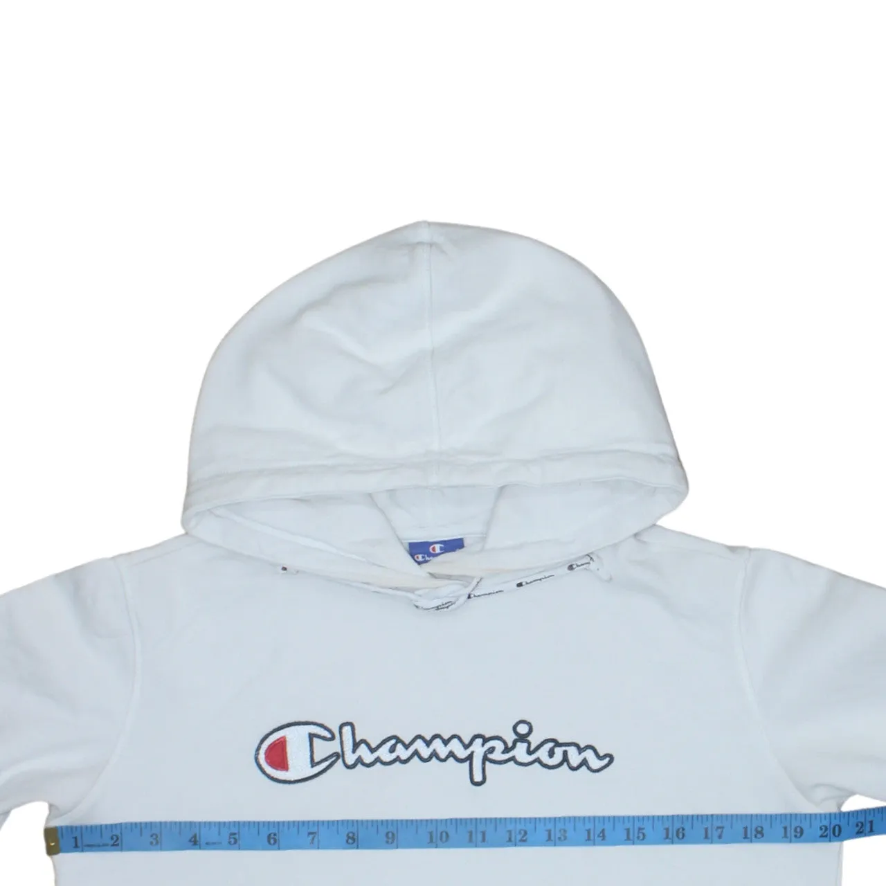 Champion 90's Spellout Pullover Hoodie Small White sold by Vintage Club product image thumbnail 5