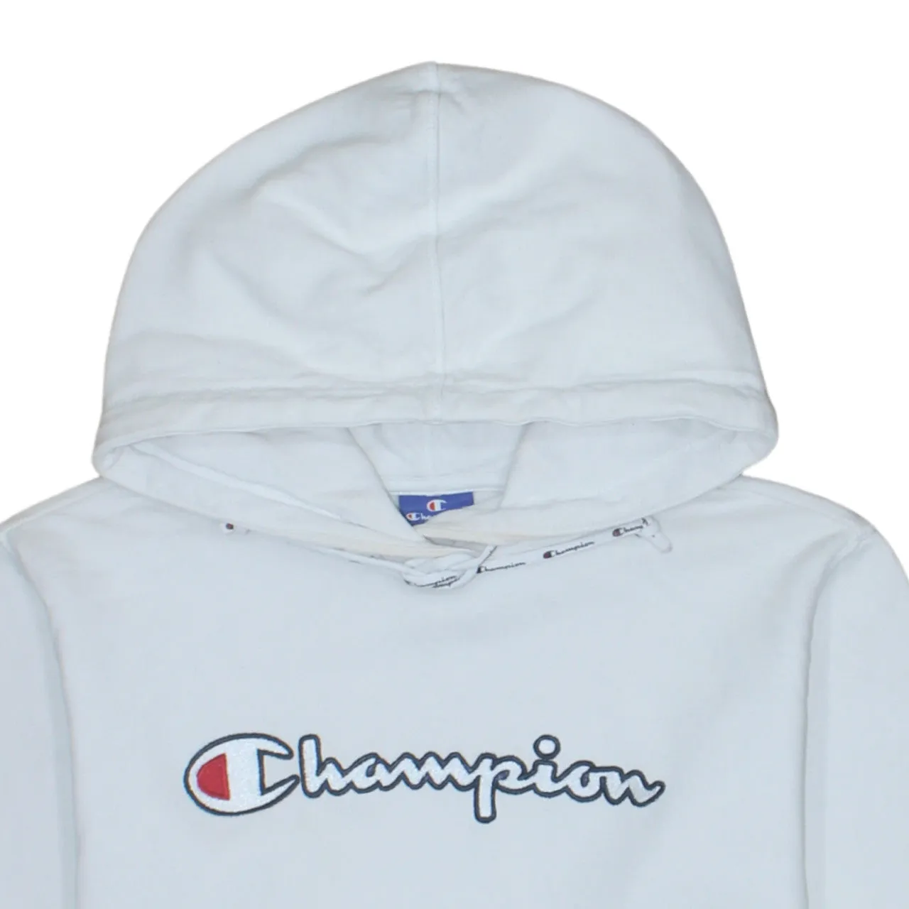 Champion 90's Spellout Pullover Hoodie Small White sold by Vintage Club product image thumbnail 3