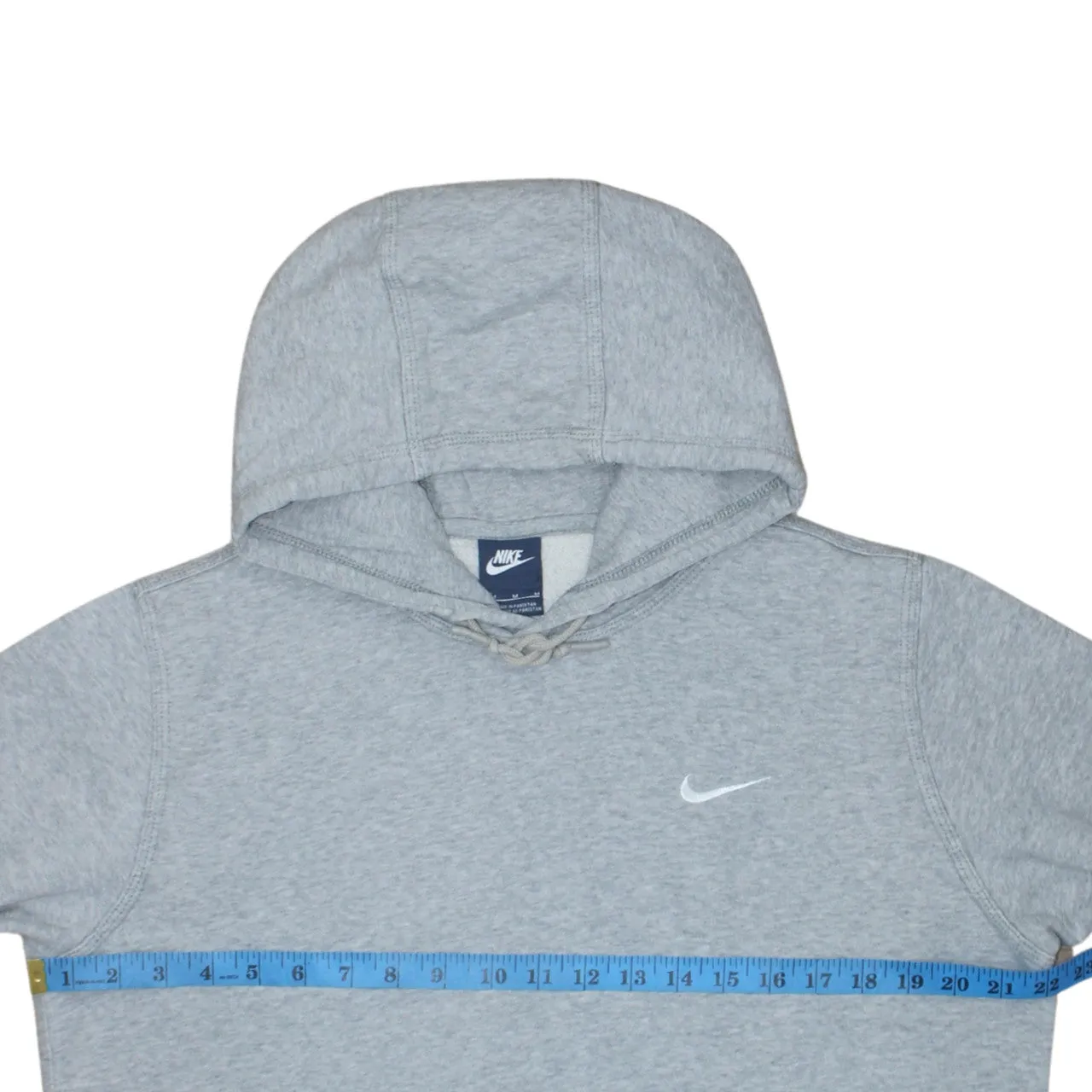 Nike 90's Swoosh Pullover Hoodie Medium Grey sold by Vintage Club product image thumbnail 5