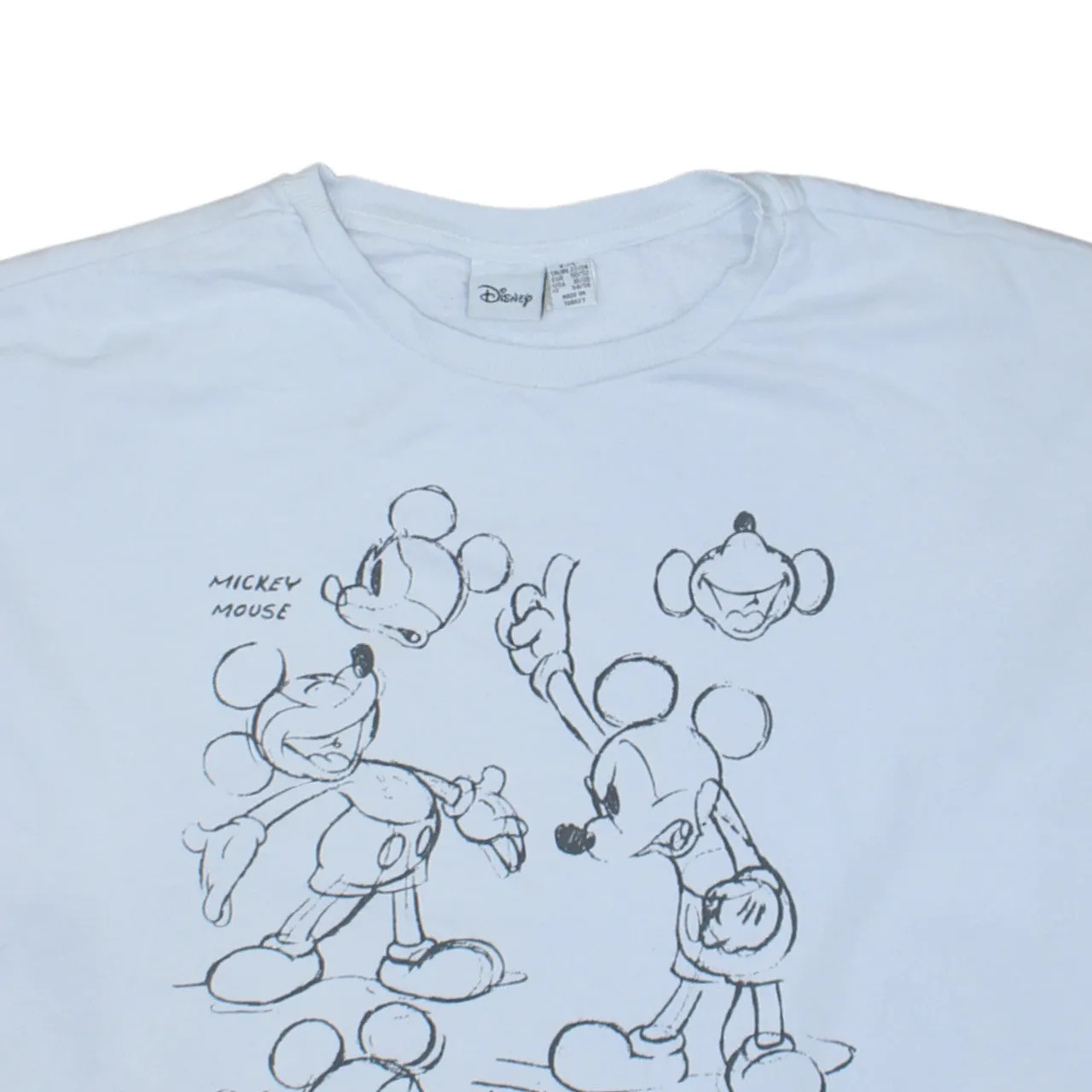 Disney 90's Mickey Mouse Crew Neck Sweatshirt XXLarge (2XL) White sold by Vintage Club product image thumbnail 3