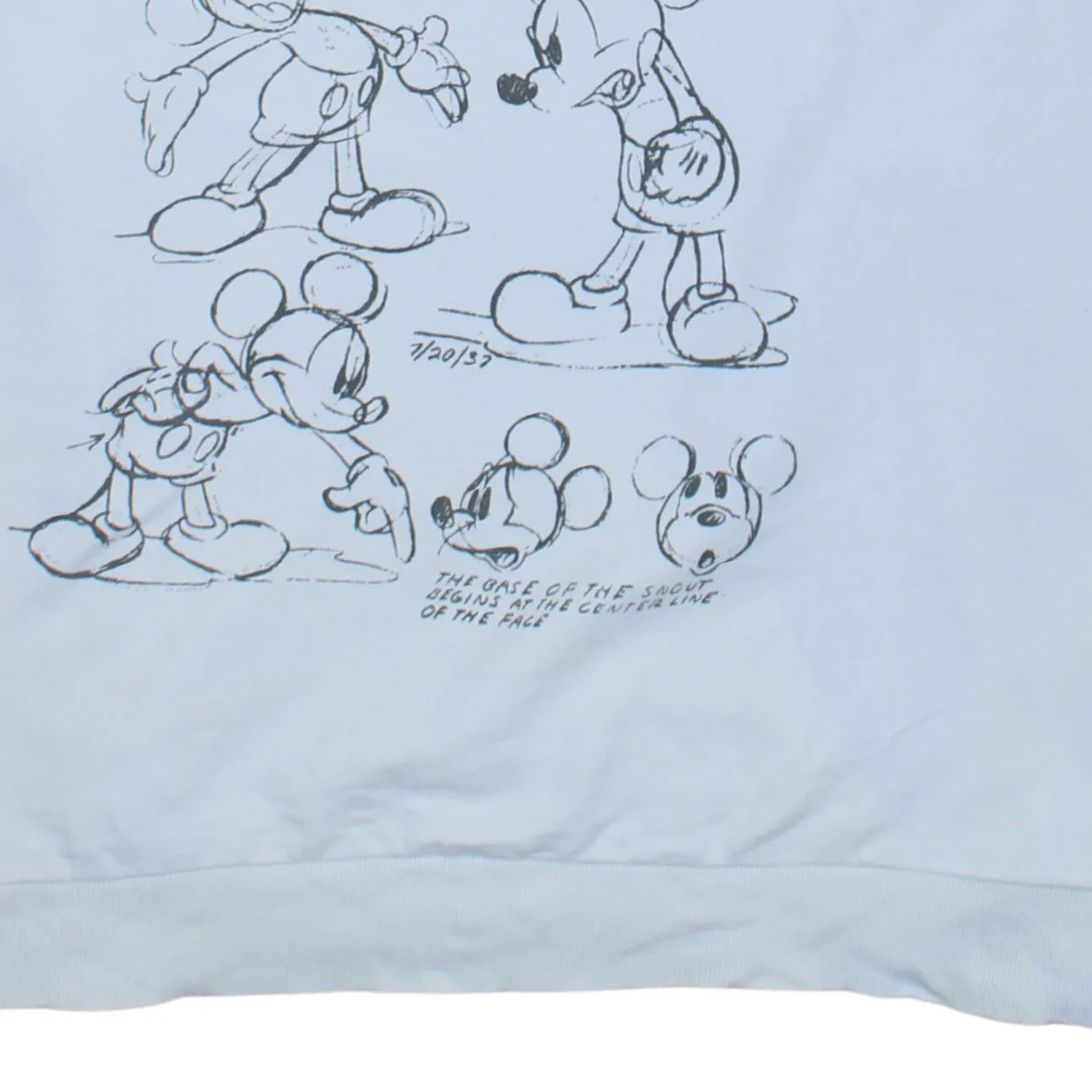 Disney 90's Mickey Mouse Crew Neck Sweatshirt XXLarge (2XL) White sold by Vintage Club product image thumbnail 4
