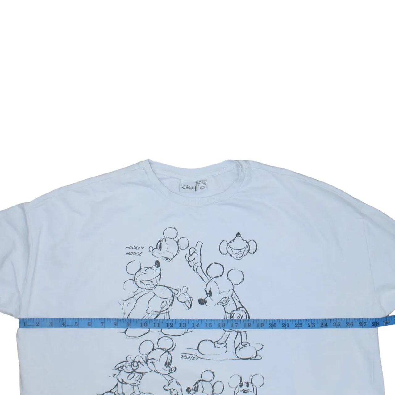 Disney 90's Mickey Mouse Crew Neck Sweatshirt XXLarge (2XL) White sold by Vintage Club product image thumbnail 5