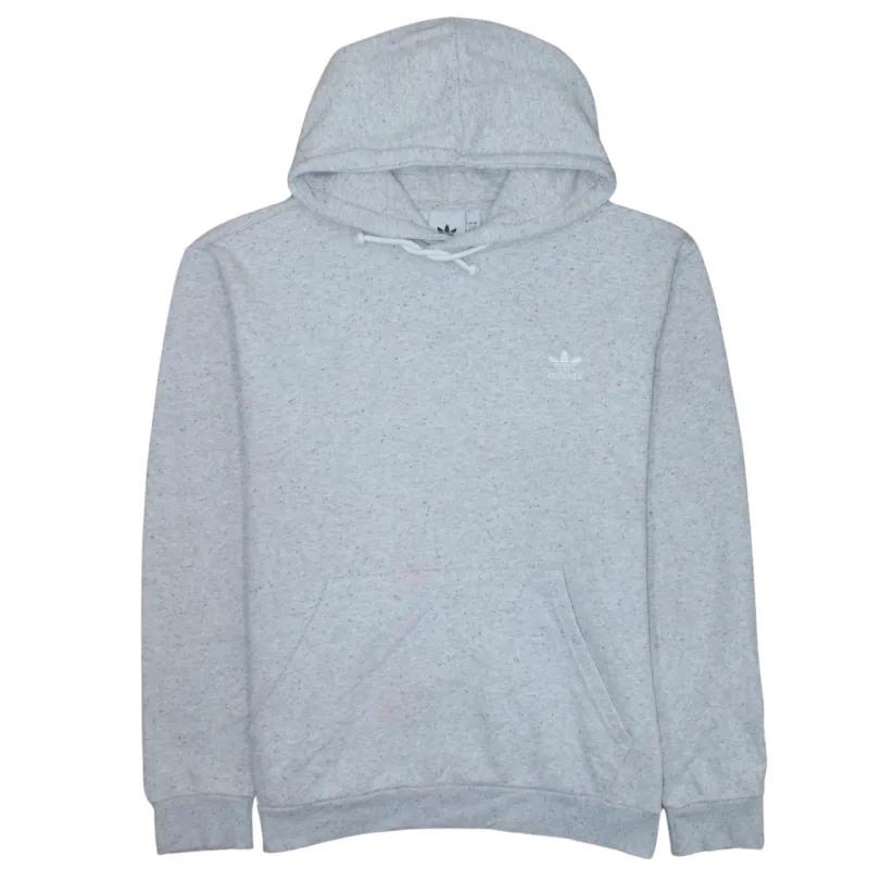 Adidas 90's Drawstring Pockets Pullover Hoodie Large Grey sold by Vintage Club