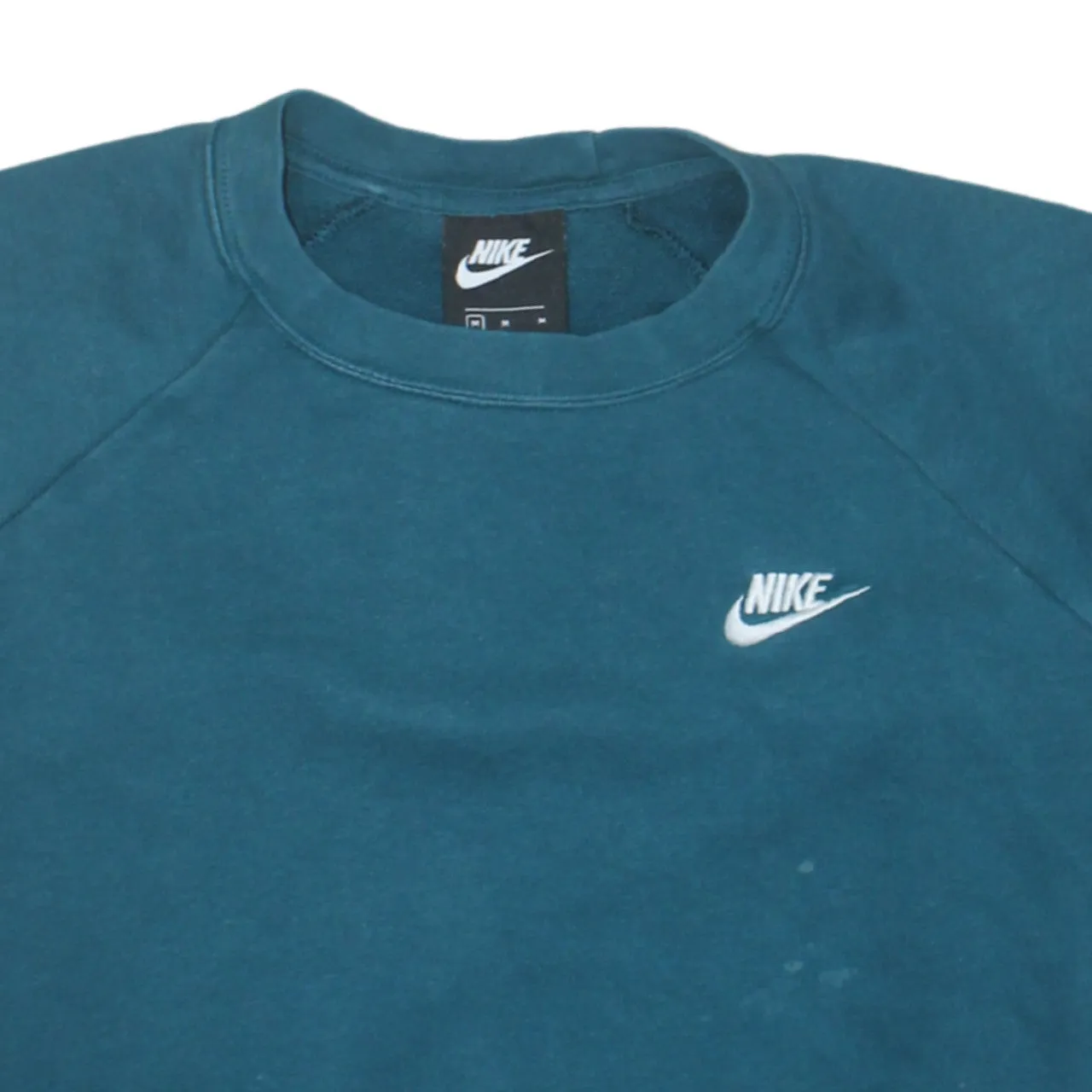 Nike 90's Swoosh Crew Neck Sweatshirt Medium Blue sold by Vintage Club product image thumbnail 3