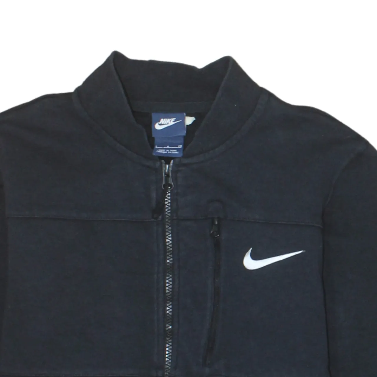 Nike 90's Swoosh Full Zip Up Sweatshirt Small Blue sold by Vintage Club product image thumbnail 3