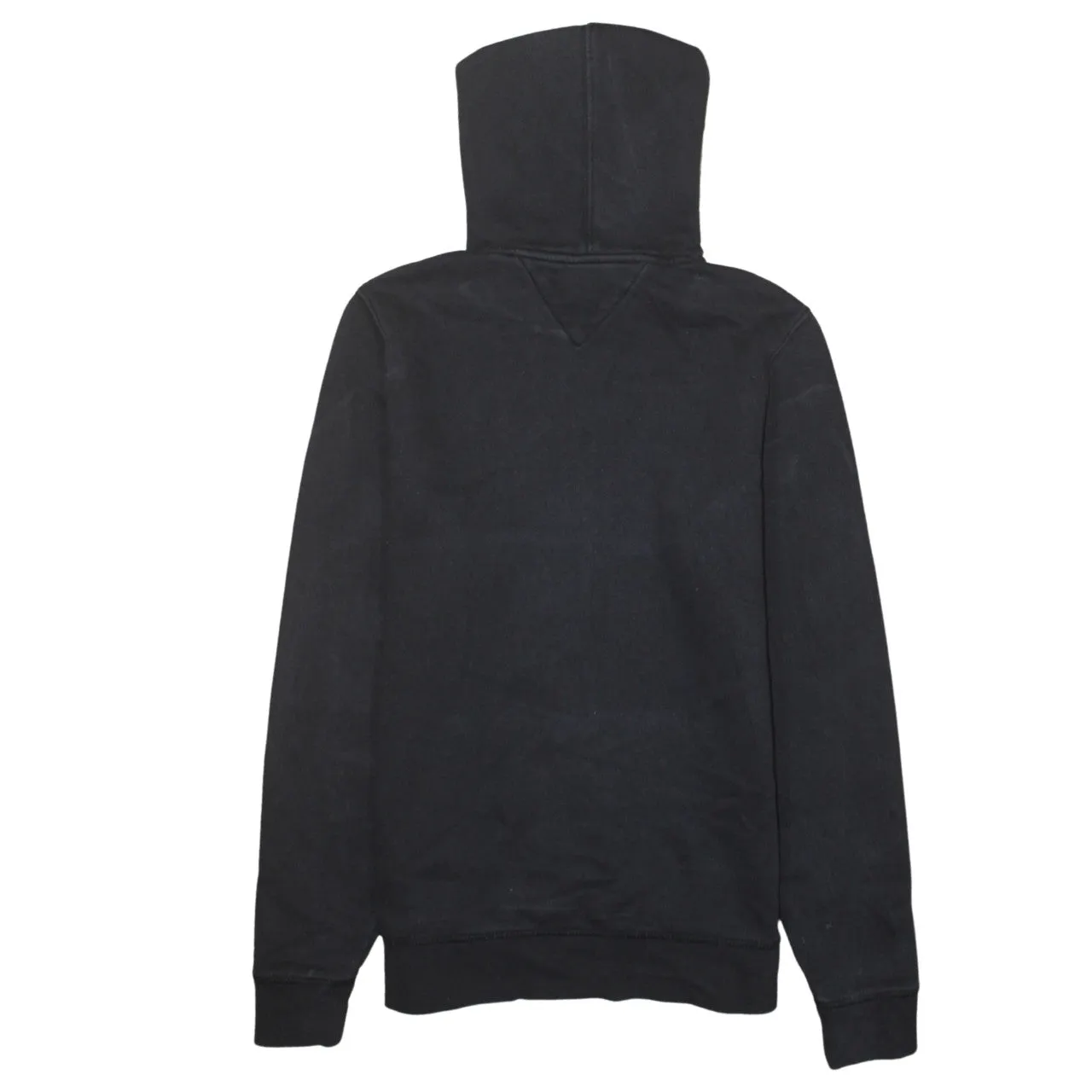 Tommy Hilfiger 90's Spellout Pullover Hoodie Small Black sold by Vintage Club product image thumbnail 2